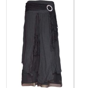 COPY - PRETTY ANGEL black bohemian gypsy peasant …